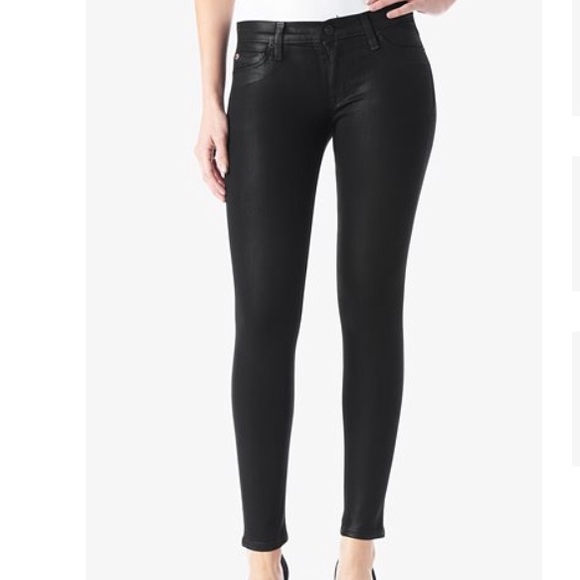 NEW Hudson Coated Krista Super Skinny Jeans - Picture 4 of 8